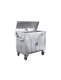 400 Litre Metal Galvaniz Çöp Konteyneri 400 Litre Metal Galvaniz Çöp Konteyneri