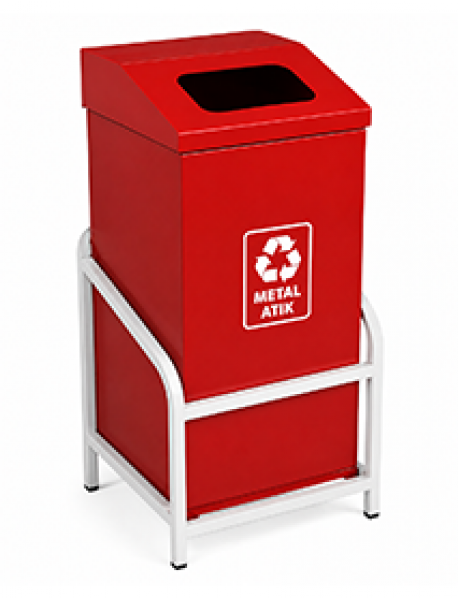 BMA 201 Metal Ayrışım Kovası Kare Tekli