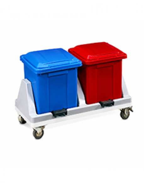 BAK 102 Plastik İkili Pedallı Atık Ayırma Kovası 2x30 Litre BAK 102 Plastik İkili Pedallı Atık Ayırma Kovası 2x30 Litre