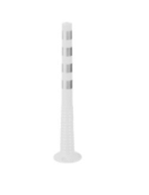 Esnek Delinatör TPE/TPU Şerit Ayırıcı 100 cm x 80 mm (Beyaz)