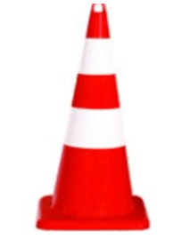 75 cm Trafik Konisi Plastik Trafik Dubası Reflektörlü 75 cm Trafik Konisi Plastik Trafik Dubası Reflektörlü