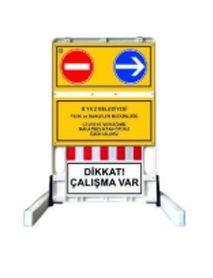 Katlanır Uyarı Levhalı Bariyerler Katlanır Uyarı Levhalı Bariyerler