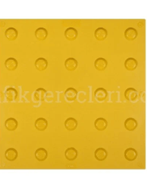 30x30 cm Sarı Termoplastik Poliüretan (TPU) Uyarıcı Yüzey Premium 30x30 cm Sarı Termoplastik Poliüretan (TPU) Uyarıcı Yüzey Premium