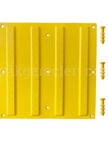 30x30 cm Sarı Termoplastik Poliüretan (TPU) Kılavuz Yüzey (Premium) + 9 Adet Kama Vida 30x30 cm Sarı Termoplastik Poliüretan (TPU) Kılavuz Yüzey (Premium) + 9 Adet Kama Vida