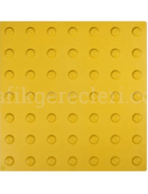 40x40 cm Sarı Termoplastik Poliüretan (TPU) Uyarıcı Yüzey (Premium) 40x40 cm Sarı Termoplastik Poliüretan (TPU) Uyarıcı Yüzey (Premium)