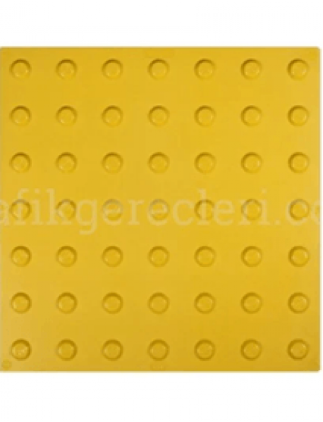 40x40 cm Sarı Termoplastik Poliüretan (TPU) Uyarıcı Yüzey (Premium)