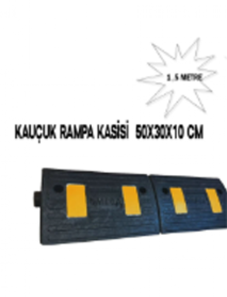 Kauçuk Rampa Seti 1,5 Metre – Otopark Rampası, Kablo Kanalı