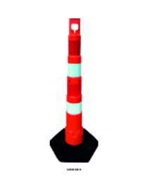 Kauçuk Tabanlı Emniyet Dikmesi Plastik Ağırlıklı Yol Delinatörü (Turuncu Reflektif Model) Kauçuk Tabanlı Emniyet Dikmesi Plastik Ağırlıklı Yol Delinatörü (Turuncu Reflektif Model)