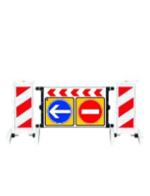 Katlanır Uyarı Levhalı Bariyer Yönlendirme ve Yol Kapama Barikatı Katlanır Uyarı Levhalı Bariyer Yönlendirme ve Yol Kapama Barikatı