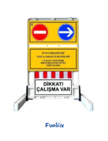 Katlanır Uyarı Levhalı Bariyer Dikkat Çalışma Var Yönlendirme Sistemi Katlanır Uyarı Levhalı Bariyer Dikkat Çalışma Var Yönlendirme Sistemi
