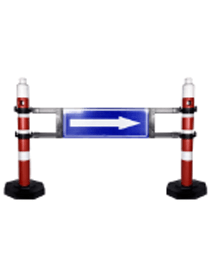 Levhalı Dikme Bariyer 30 x 90 cm Yönlendirme Bariyeri Levhalı Dikme Bariyer 30 x 90 cm Yönlendirme Bariyeri