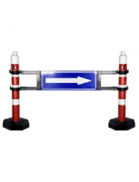 Levhalı Dikme Bariyer 30 x 90 cm Yönlendirme Bariyeri Levhalı Dikme Bariyer 30 x 90 cm Yönlendirme Bariyeri