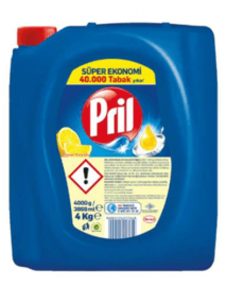 Pril Sıvı Bulaşık Deterjanı 4 Lt Pril Sıvı Bulaşık Deterjanı 4 Lt